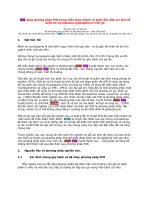 ứng dụng phương pháp PCR trong chẩn đoán nhanh và bước đầu điều tra dịch tễ bệnh do mycoplasma gallisepticum trên gà doc