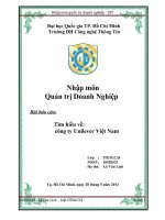 Báo Cáo Tìm Hiểu Về Công Ty Unilever Việt Nam