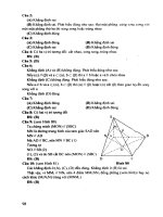 Phương pháp giải bài tập trắc nghiệm hình học lớp 11 p2