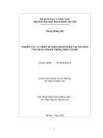 nghiên cứu và thiết kế khối khuếch đại tạp âm thấp ứng dụng cho hệ thống định vị gnss 