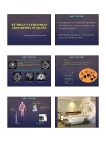 Kĩ thuật và chẩn đoán cộng hưởng từ sọ não