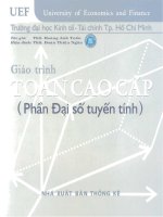 ĐẠI SỐ TUYẾN TÍNH ĐẠI HỌC KINH TẾ TÀI CHÍNH HCM
