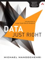 Data Just Right. Introduction to LargeScale Data  Analytics
