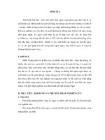 Đề tài nghiên cứu nguyên nhân và đề xuất các biện pháp khả thi nhằm ngăn ngừa, hạn chế ảnh hưởng của lũ quét tại quảng ngãi