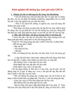 Kinh nghiệm bồi dưỡng học sinh giỏi môn GDCD.