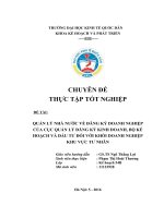 Quản lý nhà nước về đăng ký doanh nghiệp của cục quản lý đăng ký kinh doanh bộ kế hoạch và đầu tư đối với khối doanh nghiệp khu vực tư nhân 1