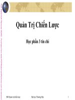 Slide bài giảng quản trị chiến lược 