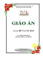 bia GIAO AN cac chu de NHA TRE 