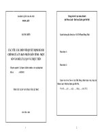 Các yêu cầu đối với quyết định hành chính của ủy ban nhân dân tỉnh - Một số vấn đề lý luận và thực tiễn