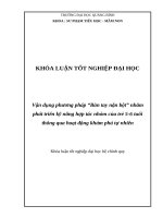 Vận dụng phương pháp “bàn tay nặn bột” nhằm phát triển kỹ năng hợp tác nhóm của trẻ 5 6 tuổi thông qua hoạt động khám phá tự nhiên