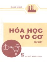 Hóa học vô cơ (tập 1) 