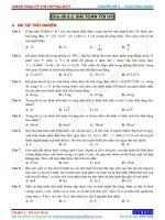 Trắc nghiệm toán chủ đề bài toán tối ưu 