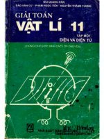 Giải toán vật lý 11 tập 1 điện và điện từ bùi quang hân