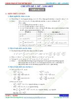 Trắc nghiệm toán chủ đề luỹ thừa 