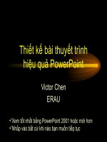 Thiết kế hiệu ứng powerpoint