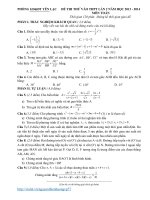 thi thử 10 lần 2 toán huyện yên lạc 2013 2014 