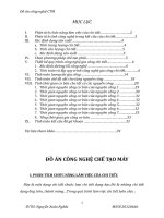 Đồ án công nghệ chế tạo máy   thiết kế chi tiết ống côn  BKHN