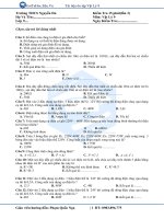 Đề kiểm tra 15 phút vật lý 9