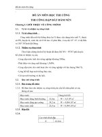 ĐỒ án môn học THI CÔNG 1