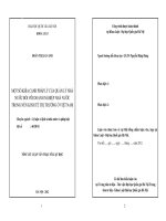 Một số khía cạnh pháp lý của quản lý nhà nước đối với doanh nghiệp nhà nước trong nền kinh tế thị trường ở Việt Nam