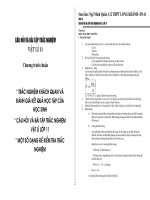 trắc nghiệm vật lý 11 cả năm 