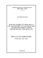 Bước đầu nghiên cứu hình thái và cấu tạo giải phẫu của loài Thuẫn râu (Scutellaria barbata D. Don) ở Hải Dương, Bắc Ninh, Hưng Yên (LV tốt nghiệp)