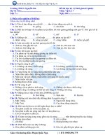 De thi hoc ky 1 vat ly 7