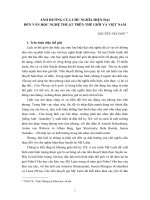 Ảnh Hưởng Của Chủ Nghĩa Hiện Đại Đến Văn Học Nghệ Thuật Trên Thế Giới Và Việt Nam