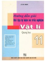 Hướng dẫn giải bài tập trắc nghiệm và tự luận vật lý 11 phần quang học 