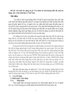 Đề tài: Lãi suất tín dụng là gì? Các nhân tố ảnh hưởng đến lãi suất tín dụng, cho ví dụ minh họa ở Việt Nam.