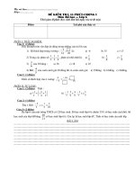 đề kiểm tra toán lơp 6 De so hoc 6  cuoi ki II