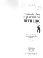 Giải một số bài toán hình học lớp 8