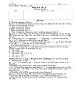 đề kiểm tra toán hình 6 bài số 1