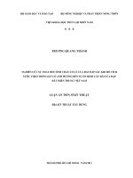 Nghiên cứu sự thay đổi tính chất cơ lý của đất đắp sau khi hồ tích nước theo thời gian có ảnh hưởng đến sự ổn định lâu dài của đập đất miền trung Việt Nam