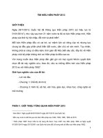 Bài Tập Tìm Hiểu Pháp Luật – Tìm Hiểu Hiến Pháp 2013