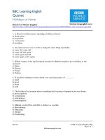 BBC topic based 125 quizzes 2005 2009 (101) 