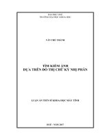 Tìm kiếm ảnh dựa trên đồ thị chữ ký nhị phân 