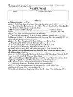 đề kiểm tra toán hình 6 Đề số 1