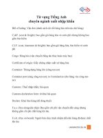 XUẤT NHẬP KHẨU 