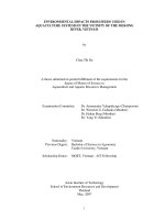 Environmental impacts from feeds used in aquaculture systems in the vicinity of mekong river, vietnam 