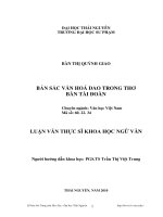 Bản sắc Văn hóa Dao trong thơ Bàn Tài Đoàn