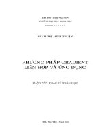 Phương pháp Gradient liên hợp và ứng dụng