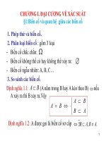 CHƯƠNG 1 bài GIẢNG điện tử XSTK