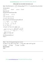 Tổng hợp các bài toán vận dụng cao có lời giải chi tiết