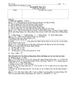 đề kiểm tra toán hình 6 bài số 2