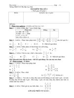 đề kiểm tra toán 6 bài số 4