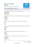 BBC topic based 125 quizzes 2005 2009 (99) 