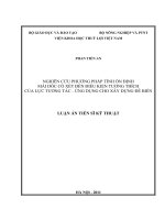 Nghiên cứu phương pháp tính ổn định mái dốc có xét đến điều kiện tương thích của lực tương tác - ứng dụng cho xây dựng đê biển