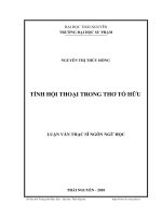 Tính hội thoại trong thơ Tố Hữu