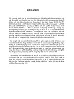 lập kế hoạch kinh doanh tại công ty tnhh dịch vụ ăn uống quốc vinh ( nhà hàng ngọc sương 2 )